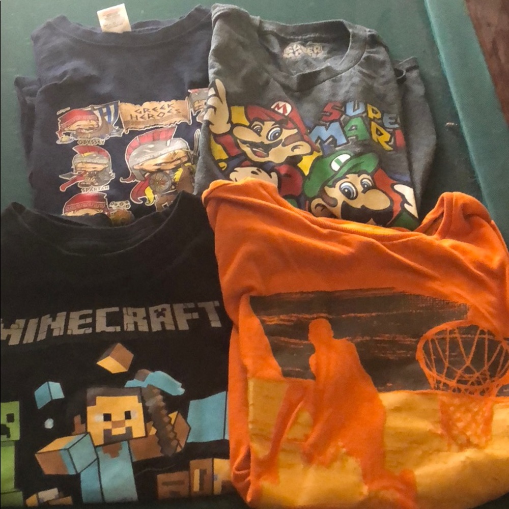 4 boys shirts